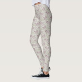 Gray-Redwood Paisley Pattern Leggings (Links)