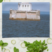 Gray Reef Küchenhandtuch Geschirrtuch (Gefaltet)