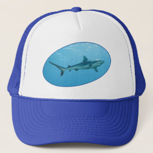 Gray Reefshark, Yap Island - fotografisches Design Truckerkappe