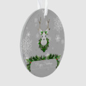 Gray Rentier Ornament (Vorderseite)