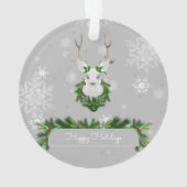 Gray Rentier Ornament (Rückseite)