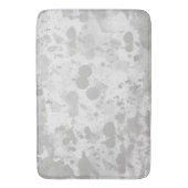 Gray Ringe Splash Brush auf Grunge Papier Textur Badematte (Vorderseite Vertikal)