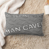 Gray Rock Mancave Den Decorative Throw Kissen (Decke)