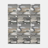 Gray Rock Stone Fleecedecke (Vorderseite)