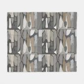 Gray Rock Stone Fleecedecke (Vorderseite (Horizontal))
