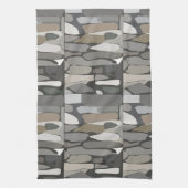 Gray Rock Stone Geschirrtuch (Vertikal)