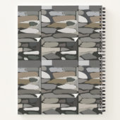 Gray Rock Stone Notizblock (Rückseite)