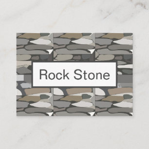 Gray Rock Stone Pattern Visitenkarte