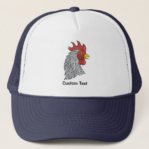 Gray Rooster's Head Truckerkappe