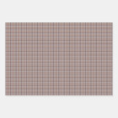 Gray Rose Plaid Classic Pattern Geschenkpapier Set (Vorderseite 2)
