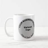 Gray Round Business Brand on Tasse (Links)