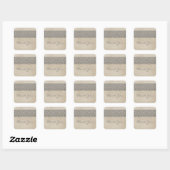 Gray Rustic Lace Danke Stickers (Blatt)