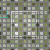 Gray Sage Olive Runde Plätze Stoff (Kachel)