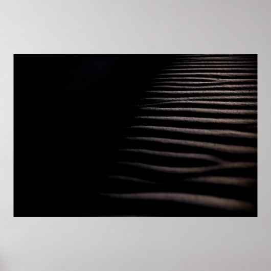 GRAY SAND IN CHIAROSCURO FOTOGRAFIE POSTER (Vorne)