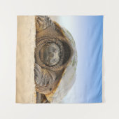 GRAY SAND TURTLE WANDTEPPICH (Vorderseite (Horizontal))