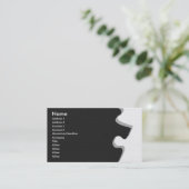 Gray Sandstone Puzzle Visitenkarte (Stehend Vorderseite)