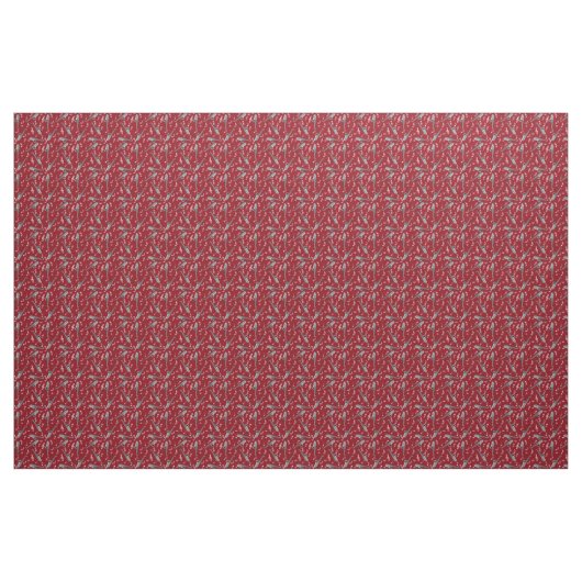 Gray Saxophone Musiknote Pattern Stoff (Yard (91,4 cm))