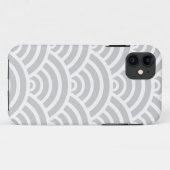 Gray Scallop Muster Case-Mate iPhone Hülle (Rückseite (Horizontal))