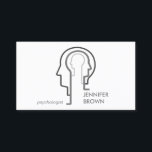 Gray Scheme Mind Science Human Head Visitenkarte<br><div class="desc">Gray Scheme Mind Science Human Head</div>