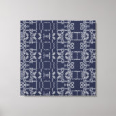 Gray Scrollte Musterfarben Wand an Wand Kunst (Vorderseite)