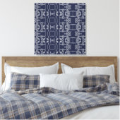 Gray Scrollte Musterfarben Wand an Wand Kunst (Insitu (Schlafzimmer))