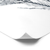 Gray Sea coral Wandbild # 9 Stranddekor Poster (Ecke)