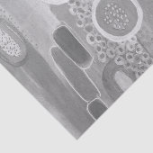 Gray Shades Abstrakt Art Tissue Paper Seidenpapier (Ausschnitt)