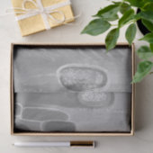 Gray Shades Abstrakt Art Tissue Paper Seidenpapier (Geschenk)