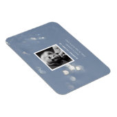 Gray Shimmer Beerdigung Gedenkstätte Magnet (Rechte Seite)