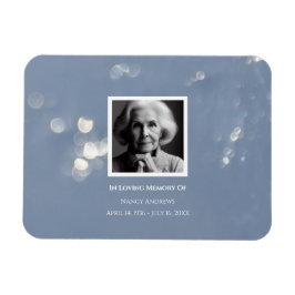 Gray Shimmer Beerdigung Gedenkstätte Magnet