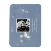 Gray Shimmer Beerdigung Gedenkstätte Magnet (Vertikal)