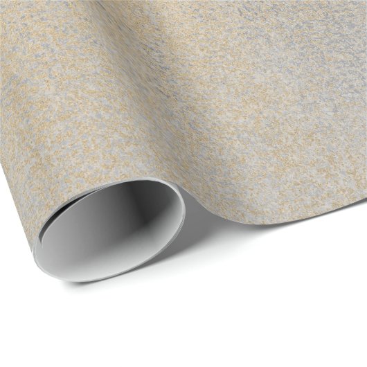 Gray Silver Champaign Sepia Foxier Gold Abstrakt Geschenkpapier (Rolleneckpunkt)