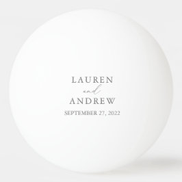 Gray Silver Wedding Personalisiert Ping Pong Ball Tischtennisball