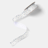 Gray Simple Frohe Weihnachten Satinband (Rückseite)