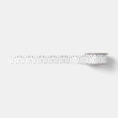 Gray Simple Frohe Weihnachten Satinband (Vorderseite)