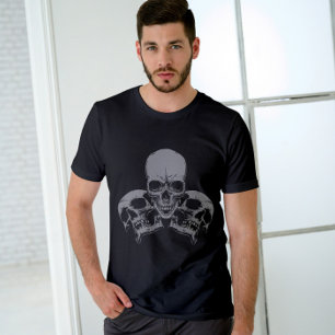 Gray Skull T-Shirt