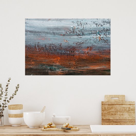 Gray Sky Poster (Küche)