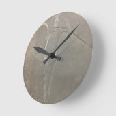 Gray Slate Runde Wanduhr (Winkel)