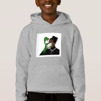 Gray Slatt Young Thug For Boys and Teens  Hoodie