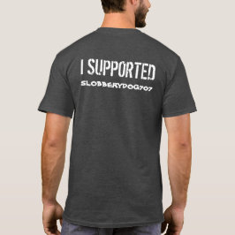 Gray Slobberydog707 auf dem hinteren T - Shirt
