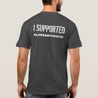 Gray Slobberydog707 auf dem hinteren T - Shirt