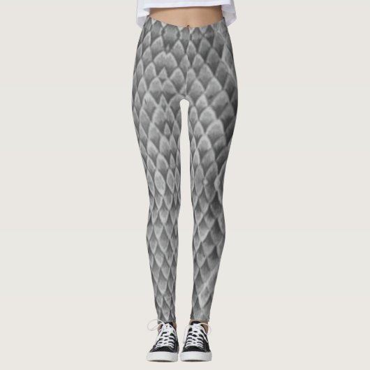 Gray Snake Skin Leggings (Vorderseite)