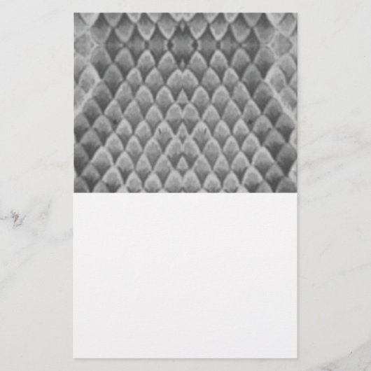Gray Snakeskin Briefpapier (Vorderseite)