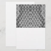 Gray Snakeskin Briefpapier (Vorne/Hinten)