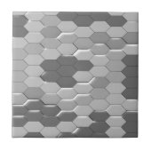 Gray Snakeskin Design Fliese (Vorderseite)