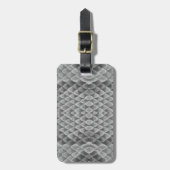 Gray Snakeskin Gepäckanhänger (Vorderseite vertikal)