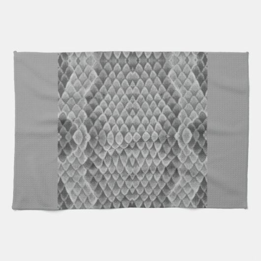 Gray Snakeskin Geschirrtuch (Horizontal)