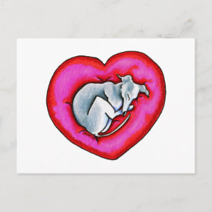 Gray Snuggle Bug Postkarte