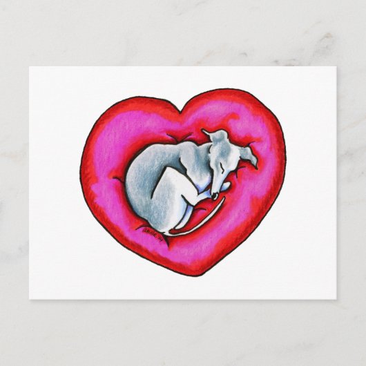 Gray Snuggle Bug Postkarte (Vorderseite)