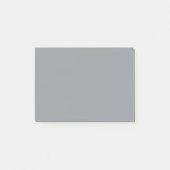 Gray Solid Color Post-it Notes Klebezettel (Vorderseite)